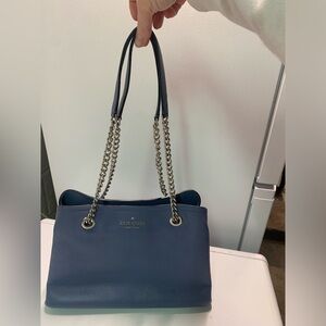 Blue Kate Spade handbag
